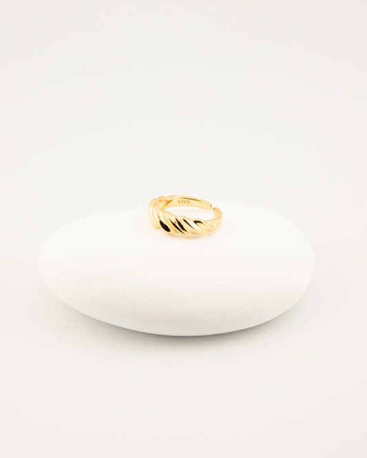 Gold Croissant Ring
