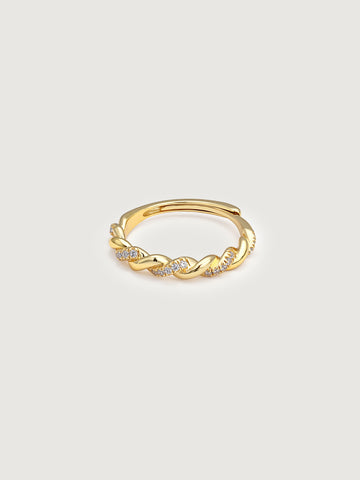 PAVÉ COIL RING