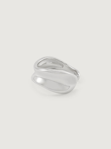 SILVER FLOW RING