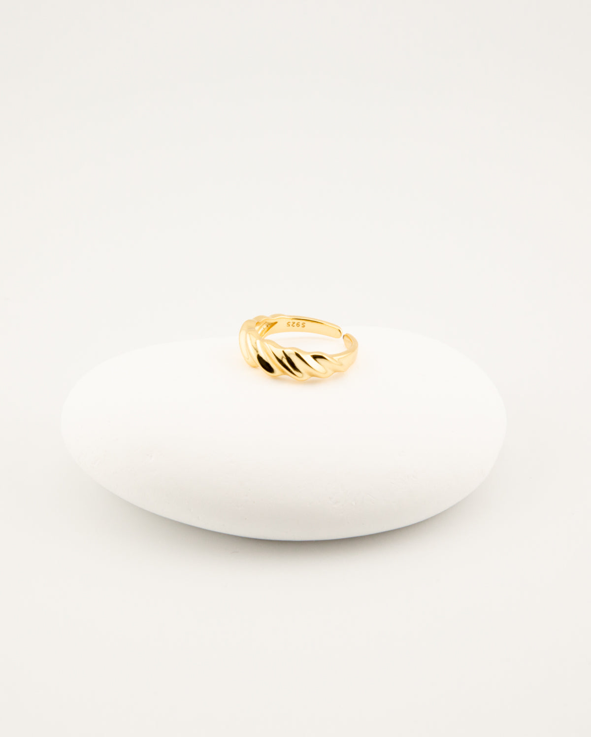 Gold Croissant Ring