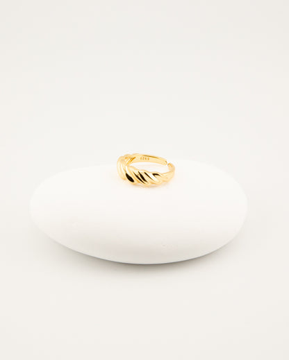 Gold Croissant Ring