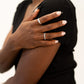 Silver Croissant Ring