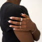 Silver Light Croissant Ring